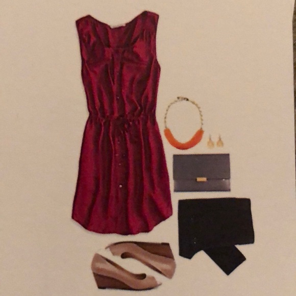 H&M mini ruffle red dress - Picture 9 of 10